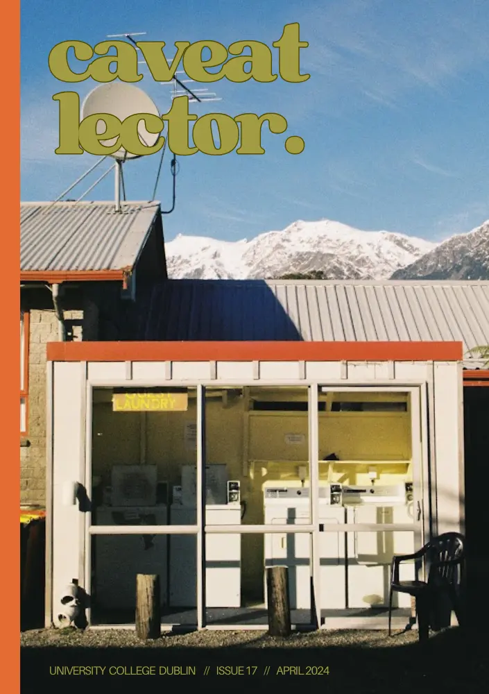 Cover of the 17th issue of Caveat Lector from Spring 2024